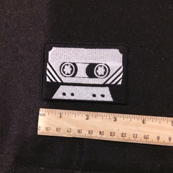 Black Shirt with Cassette Patch - Picture 2 of 2
